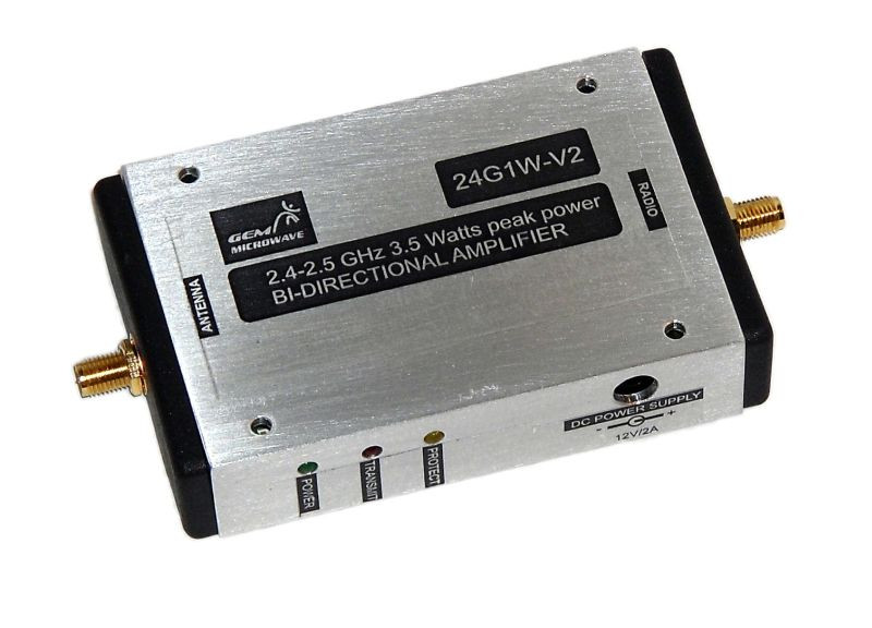 24G1W-V2 2.4-2.5GHz kétirányú erősítő (3.5 Watt max.)
